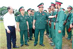 Các đơn vị tổ chức tuyên thệ chiến sĩ mới